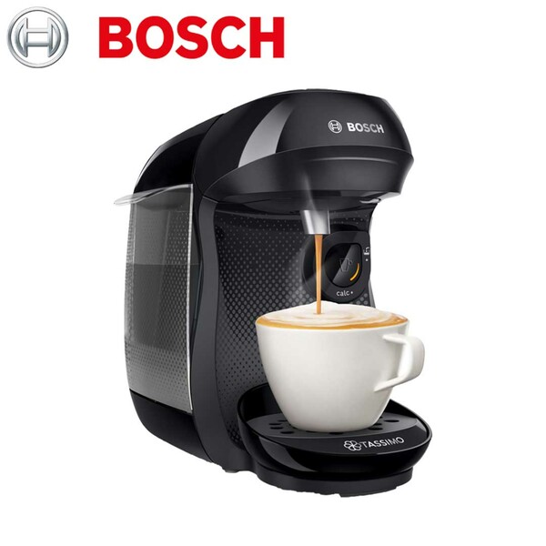 Bild 1 von KAPSELMASCHINE TASSIMO HAPPY TAS1002N  • große Auswahl: mit über 70 Getränken von bekannten Marken für jeden Geschmack  • One-Touch Bedienung  • höhenverstellbares und entnehmbares Tassenp