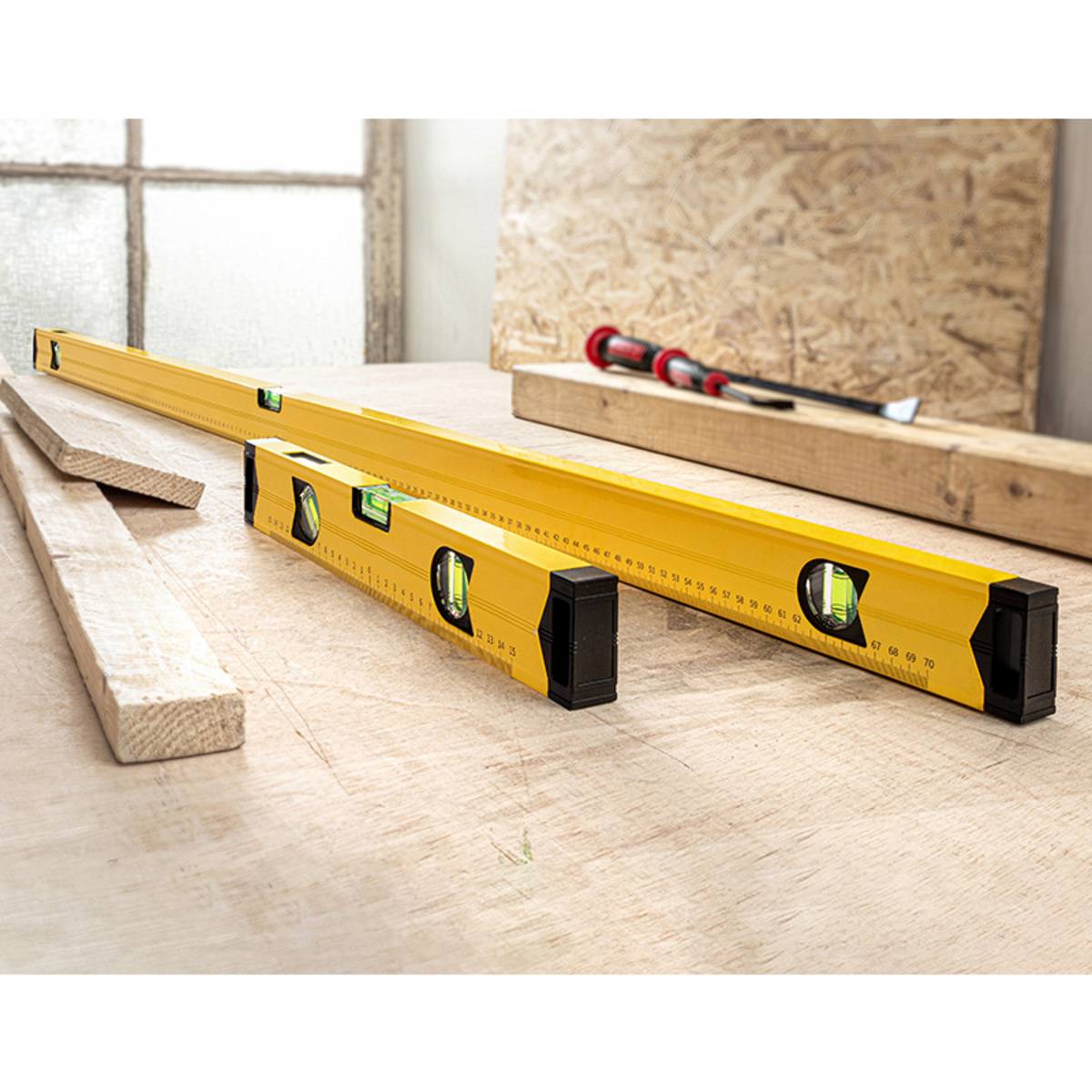 Bild 1 von Kraft Werkzeuge Aluminium-Wasserwaage / Richtlatte