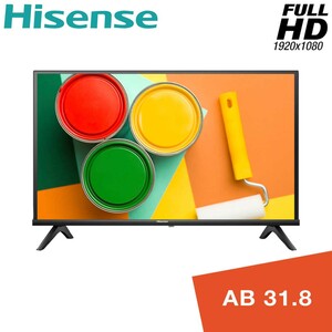 40A4K, Bildschirmdiagonale: 40"/101 cm  • FHD-Smart-TV  • 2 x HDMI, 2 x USB, CI+   • integr. Kabel-, Sat- und DVB-T2-Receiver  • Maße: B 90 x H 51,5 x T 8,5 cm  • Energie-Effizienz F (Spek