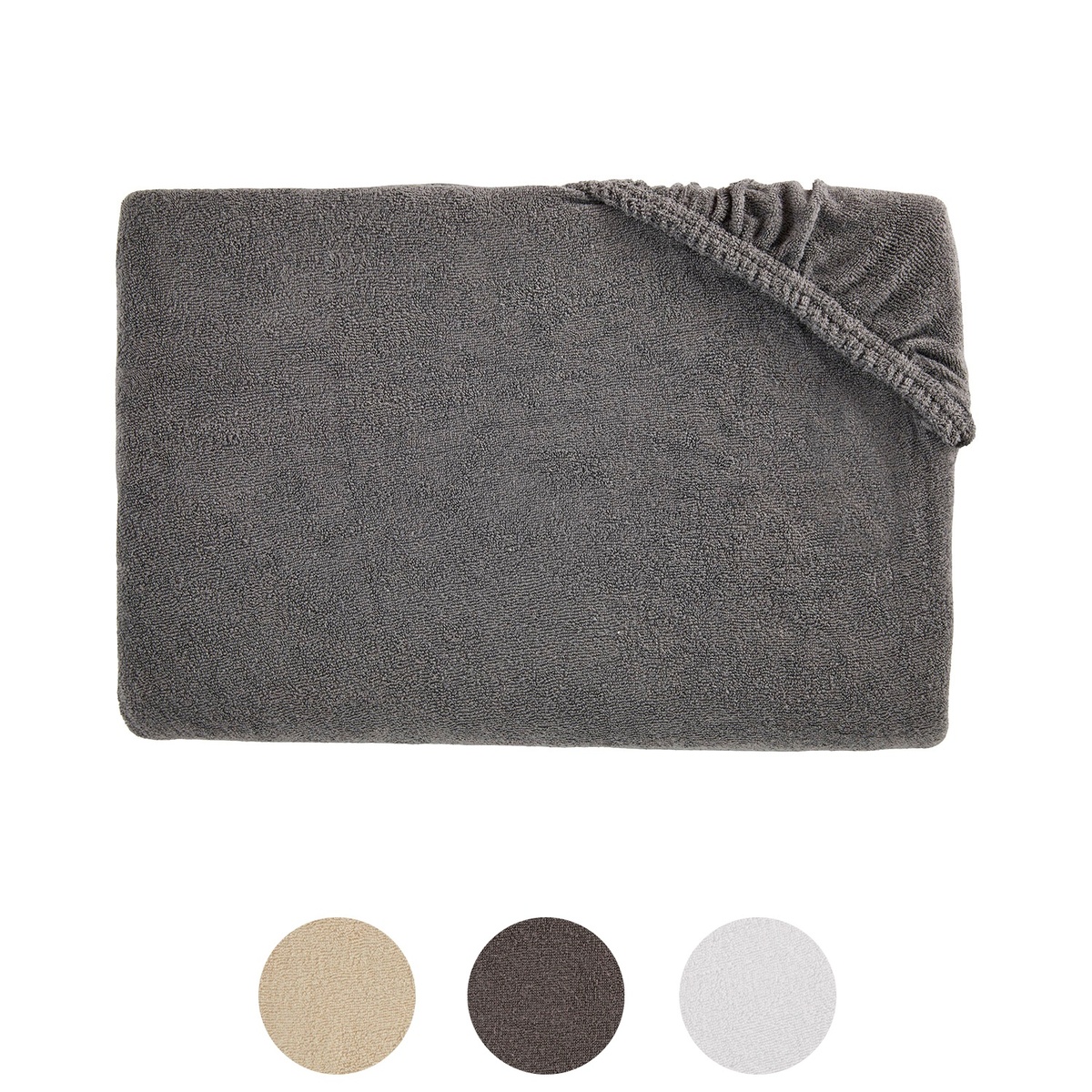 Bild 1 von NOVITESSE Frottee-Stretch-Spannbetttuch 180 – 200 x 200 cm