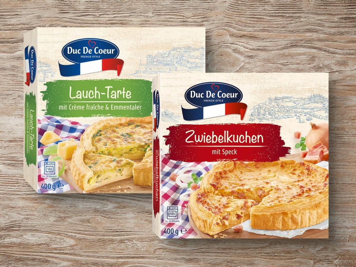 Bild 1 von Duc de Coeur Zwiebelkuchen/Lauch-Tarte