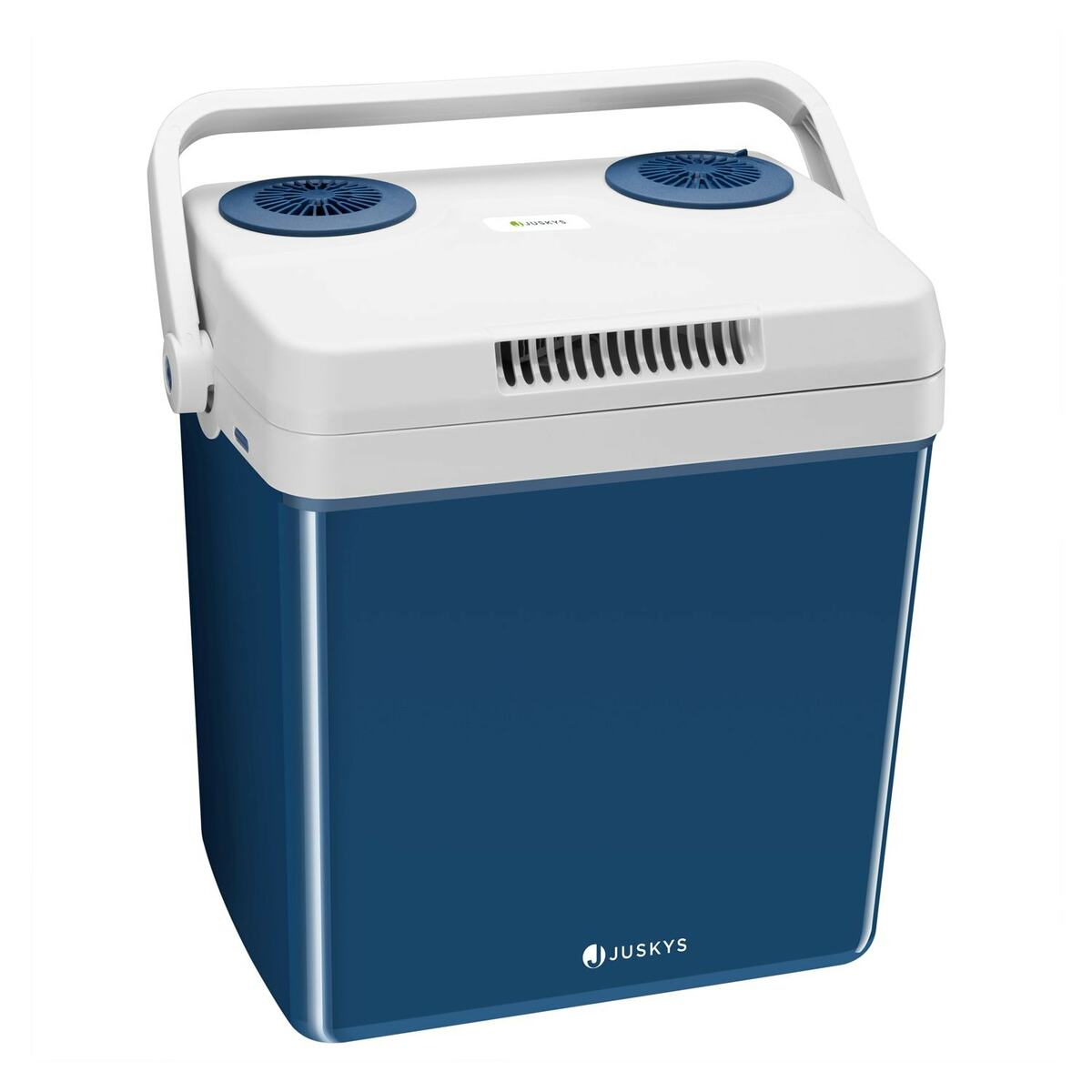 Bild 1 von Juskys Kühlbox Nordpol 12V/230V für Auto, Lkw, Camping - thermoelektrisch Mini-Kühlschrank 32 L Blau