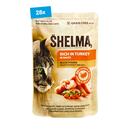 Bild 1 von Shelma Katzennahrung Pouch Truthahn 85 g, 28er Pack