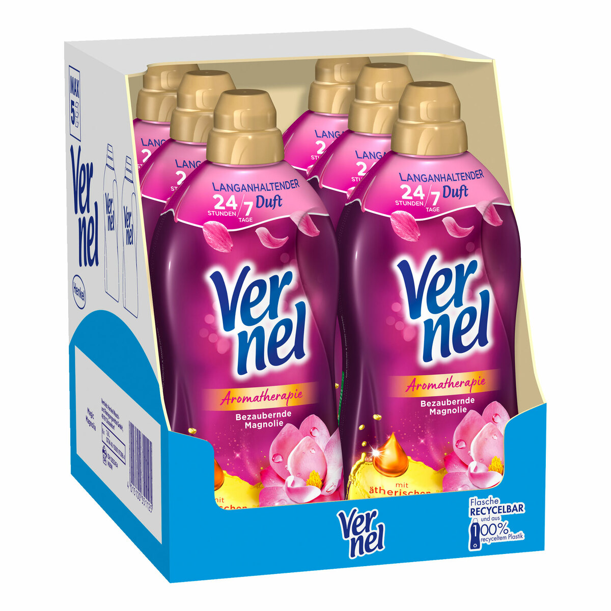 Bild 1 von Vernel Weichspüler Aromatherapie Bezaubernde Magnolie 1,6 Liter, 6er Pack