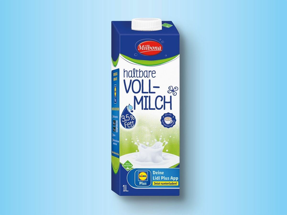 Bild 1 von Milbona Haltbare Vollmilch
