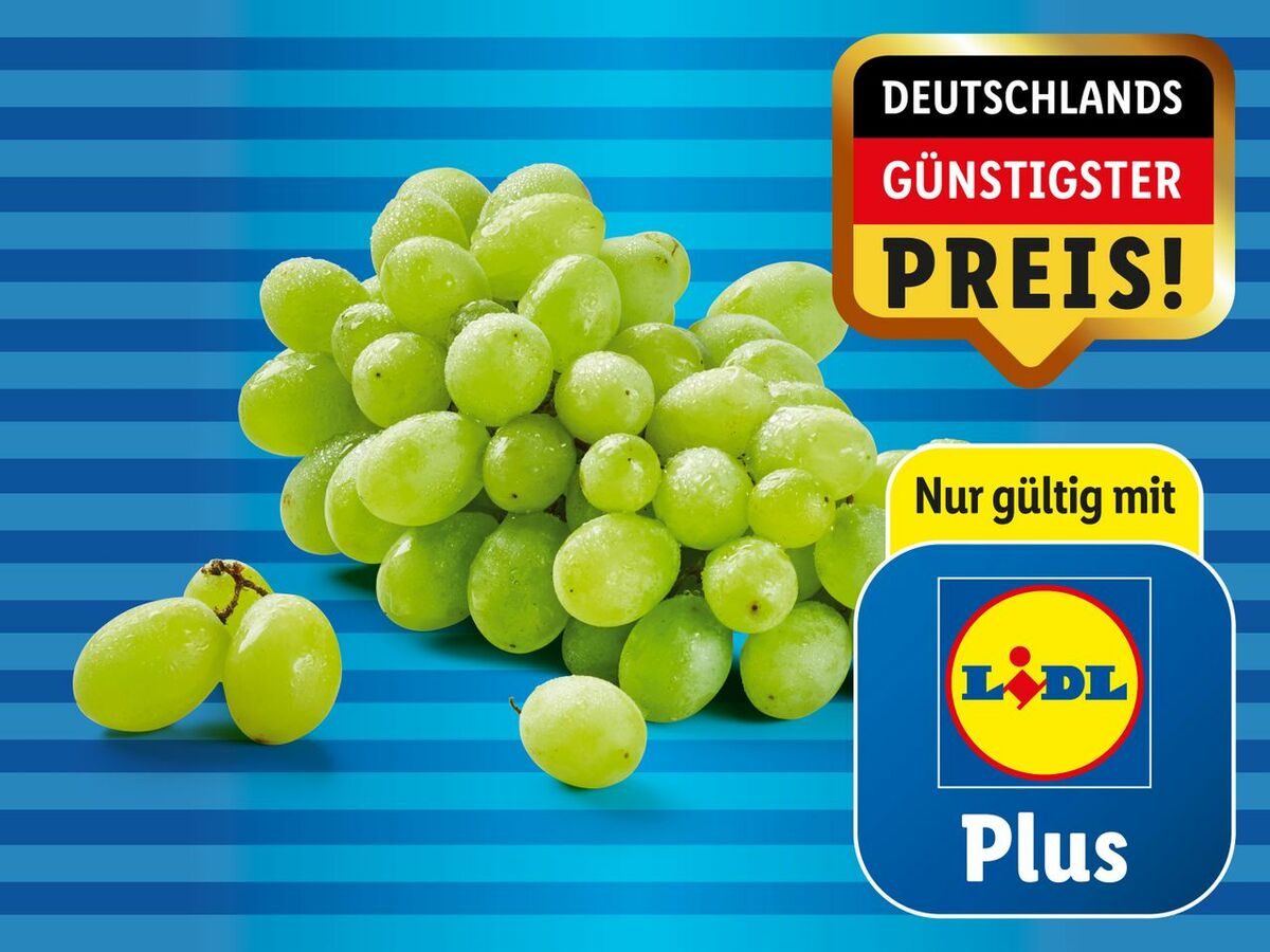 Bild 1 von Helle Trauben, kernlos