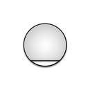 Bild 1 von DSK LED-Spiegel 'Silver Cosmos' schwarz Ø 60 cm