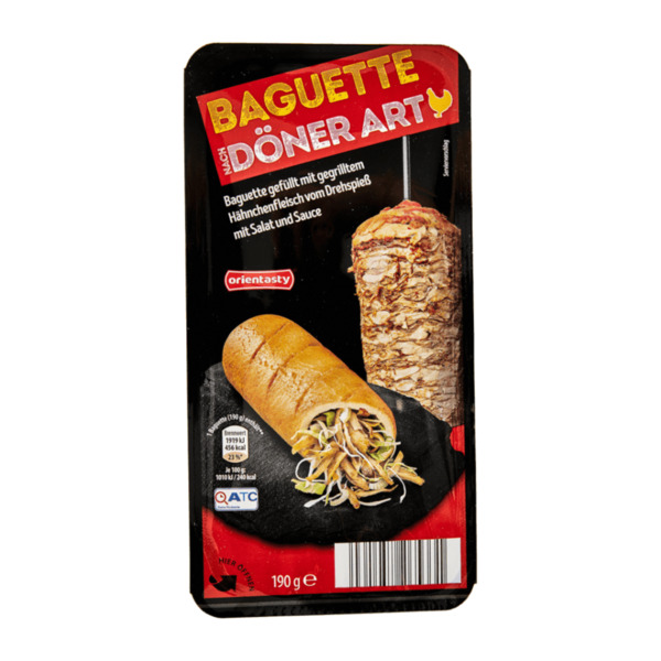 Bild 1 von ORIENTASTY Baguette Döner-Art