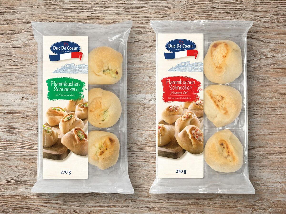 Bild 1 von Duc de Coer Flammkuchenschnecken