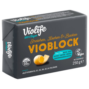 Violife Vioblock zum Streichen, Kochen &amp; Backen