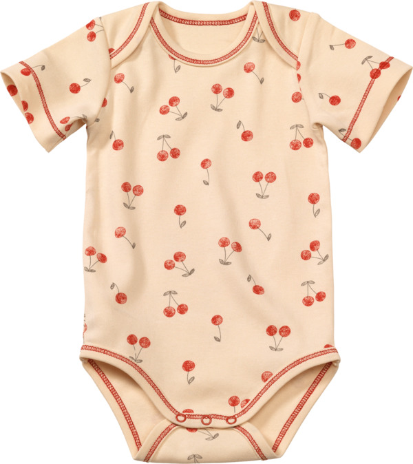 Bild 1 von PUSBLU Baby Body, Gr. 62/68, aus Bio-Baumwolle, beige