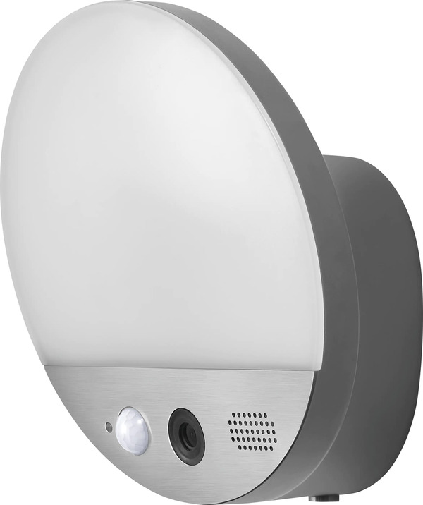Bild 1 von Ledvance Kameraleuchte Smart+ WiFi Wall Round Cam 15 W, 950 lm, 3000K, Sensor, Audio, IP44