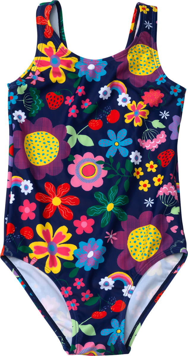 Bild 1 von PUSBLU Kinder Badeanzug, Gr. 104, blau, bunt