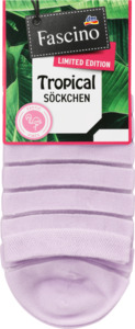 Fascino Socken in Ringel-Optik, Gr. 35-38, lila