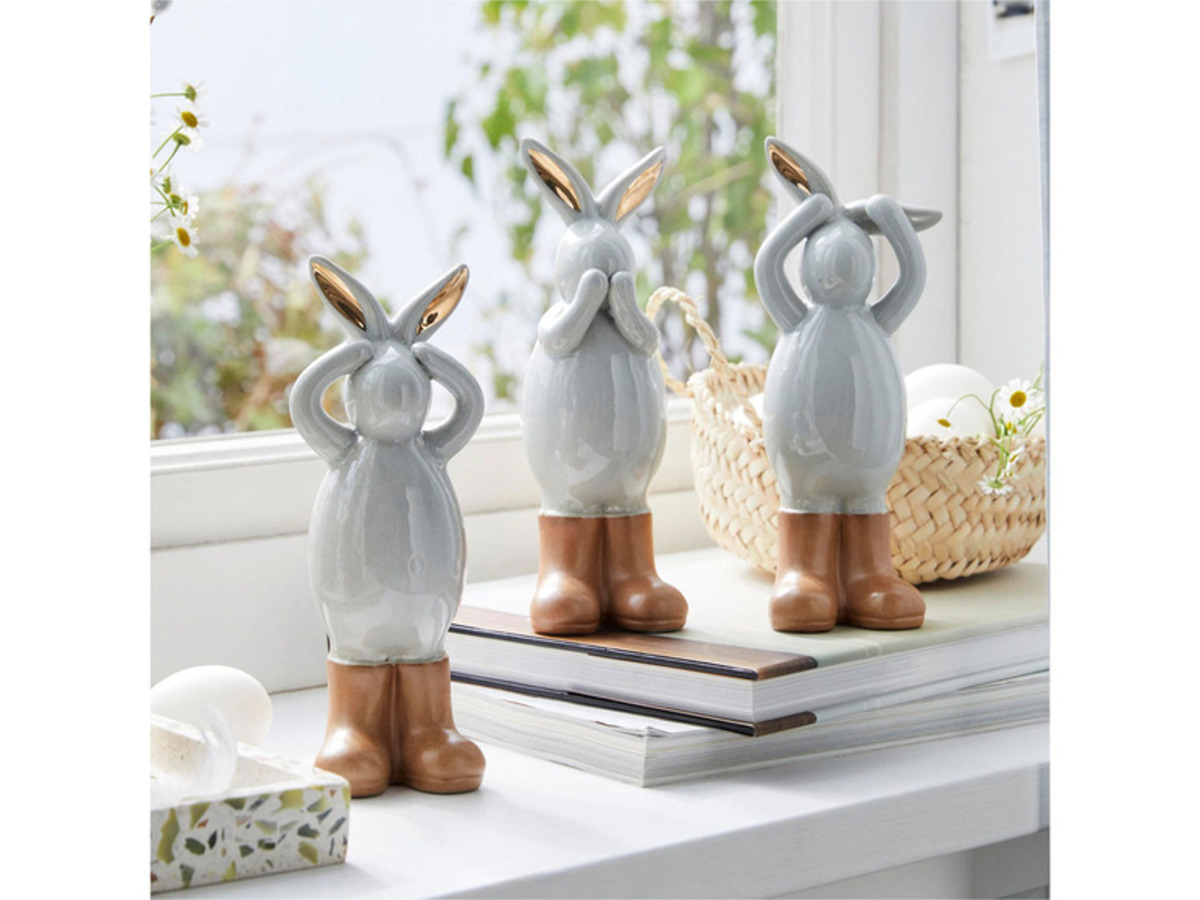 Bild 4 von Pureday Deko Hasen, aus Porzellan