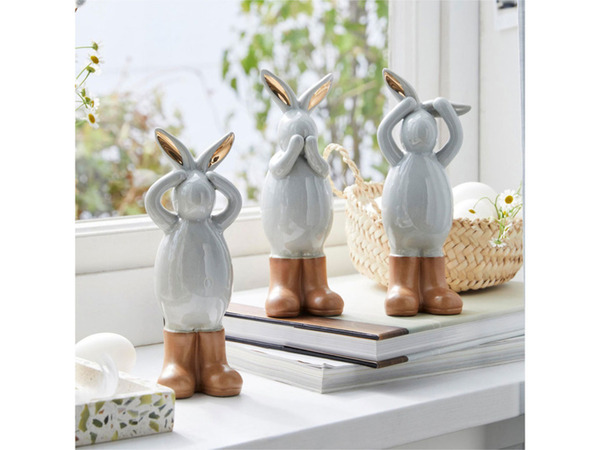 Bild 4 von Pureday Deko Hasen, aus Porzellan