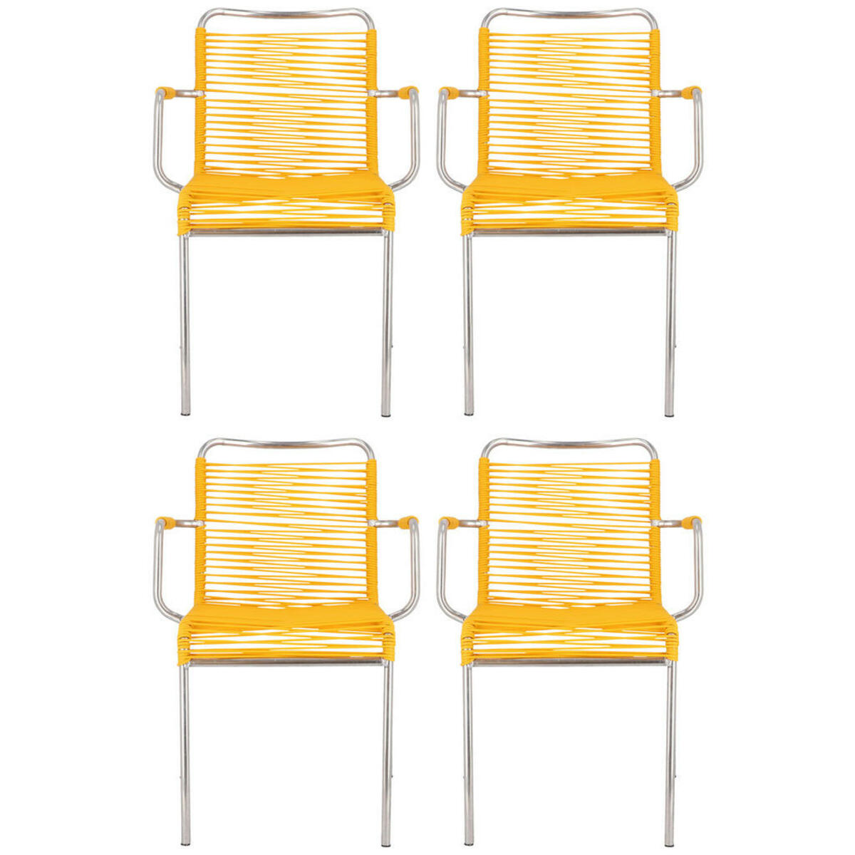 Bild 1 von Jan Kurtz GARTENSESSEL-SET Gelb, Alu