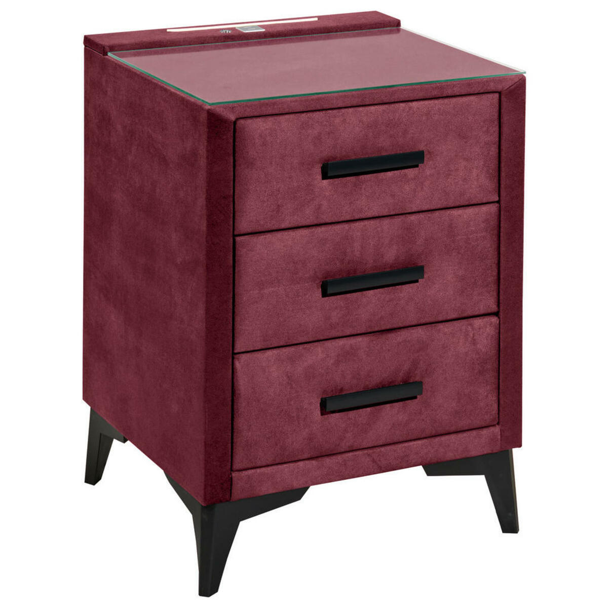 Bild 1 von Boxxx NACHTSCHRANK Weinrot