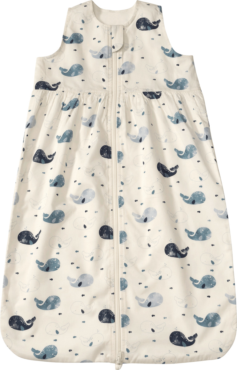 Bild 1 von ALANA Kinder Schlafsack 0,5 TOG, 90 cm, aus Bio-Baumwolle, weiß