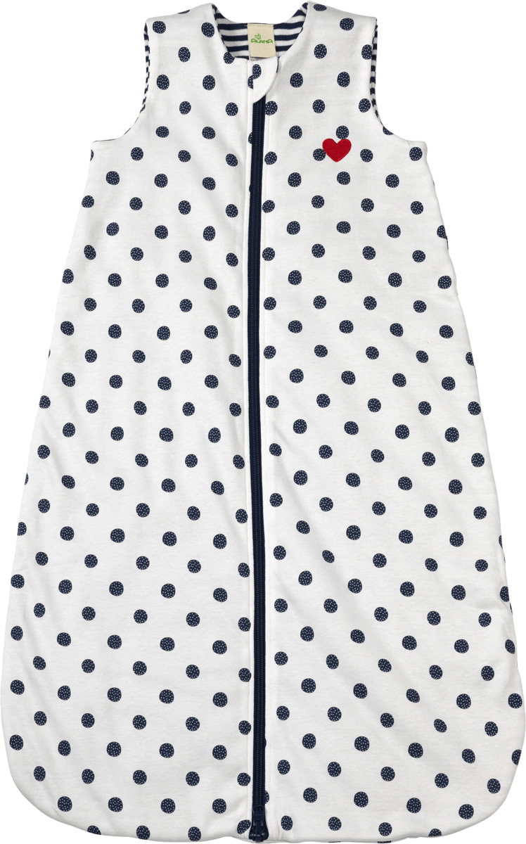 Bild 1 von ALANA Kinder Schlafsack 1 TOG, 90 cm, mit Bio-Baumwolle, weiß, blau