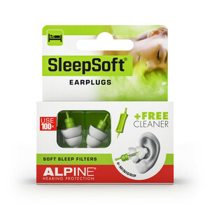 ALPINE SleepSoft® Ohrstöpsel 1 Paar Kunststoff unisex