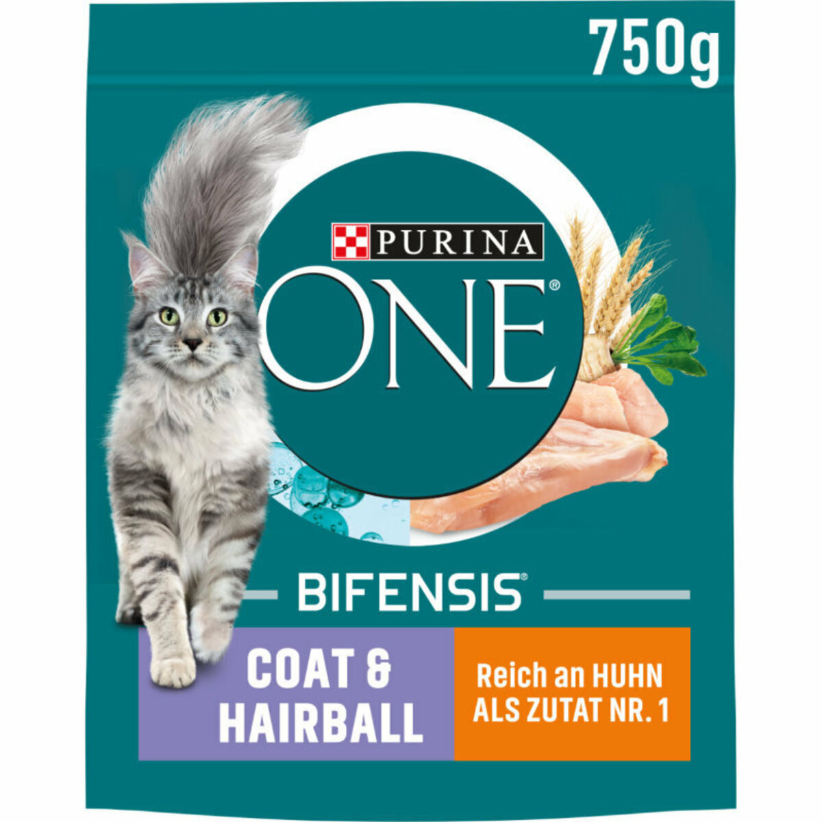 Bild 1 von Purina ONE BIFENSIS Coat & Hairball 2x750 g