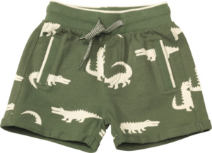 ALANA Kinder Shorts, Gr. 98, aus Bio-Baumwolle, grün
