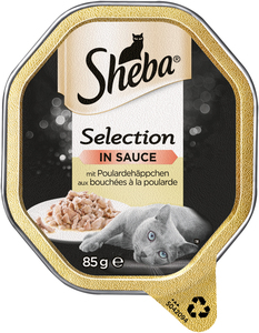 Sheba Selection in Sauce mit Poulardehäppchen 22 x 85g