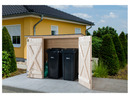 Bild 4 von WEKA Fahrrad-/Mülltonnenbox »367«, aus Fichtenholz, 205 x 84 x 151 cm