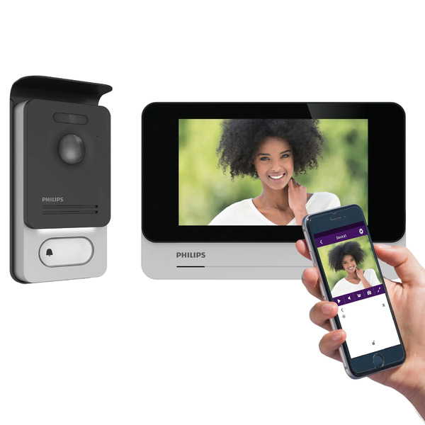 Bild 1 von Philips Video-Türsprechanlage WelcomeEye Connect 2 7 Zoll Touchscreen