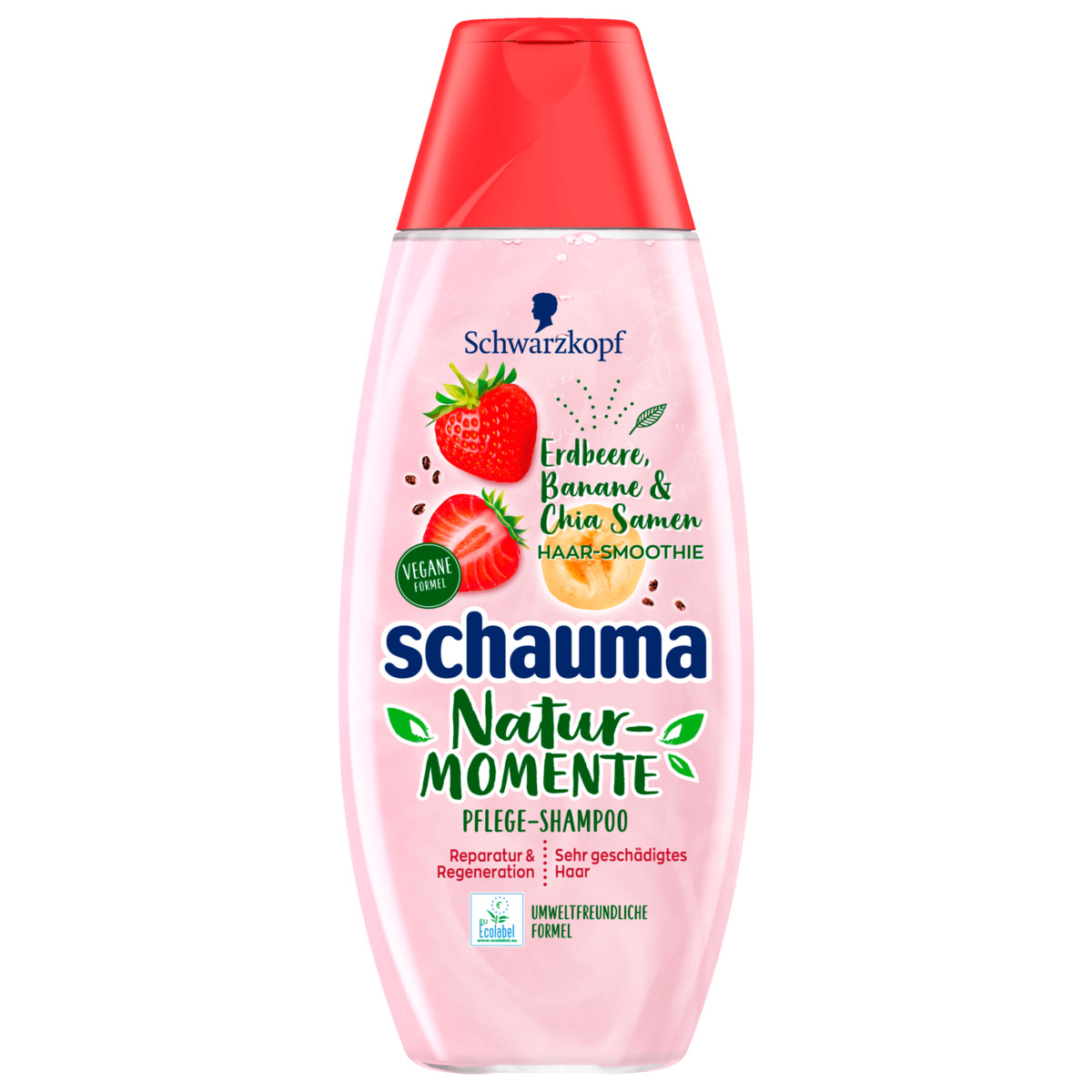 Bild 1 von Schwarzkopf Schauma Pflege-Shampoo Erdbeere, Banane & Chiasamen 400ml