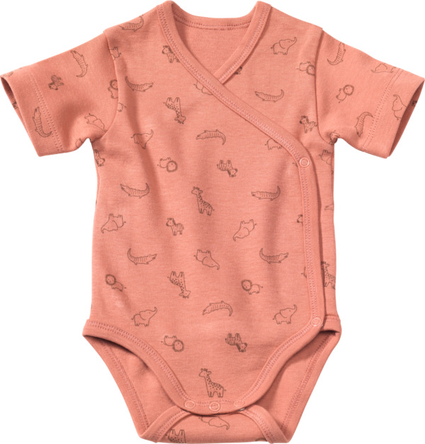 Bild 1 von ALANA Baby Wickelbody, Gr. 62/68, aus Bio-Baumwolle, rosa