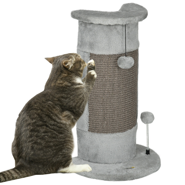 Kratzsule Sisalstamm Fr Katzen Kratzbaum Opal Dolomit Von Kerbl   Kratzsule Mit Sisalstamm Fr Katzen, Klein/mittelgro, Bunt Cat Tree