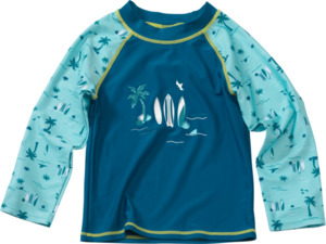 PUSBLU Kinder UV Shirt, Gr. 110/116, blau