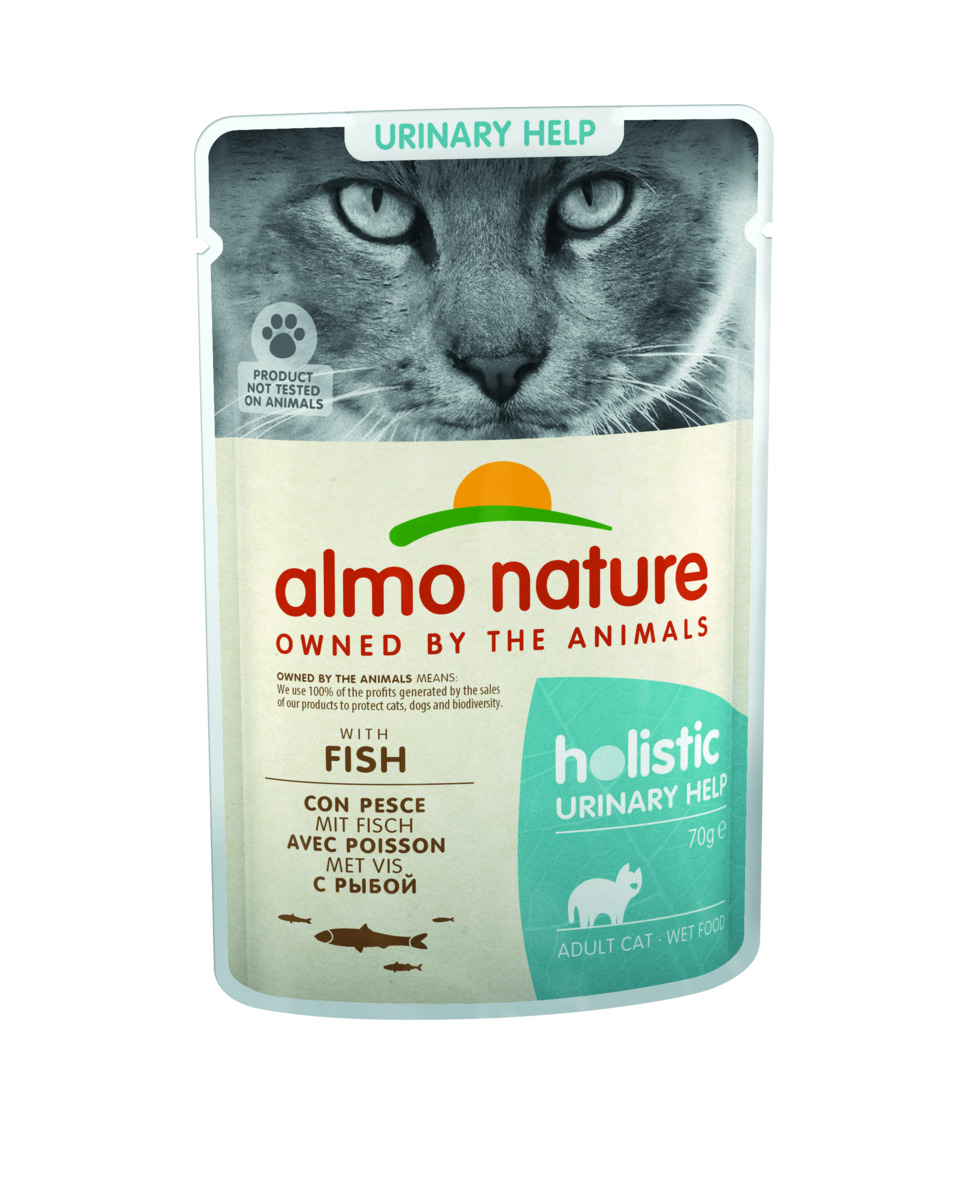 Bild 1 von Almo nature Almo Holistic Urinary Help 30x70g mit Fisch