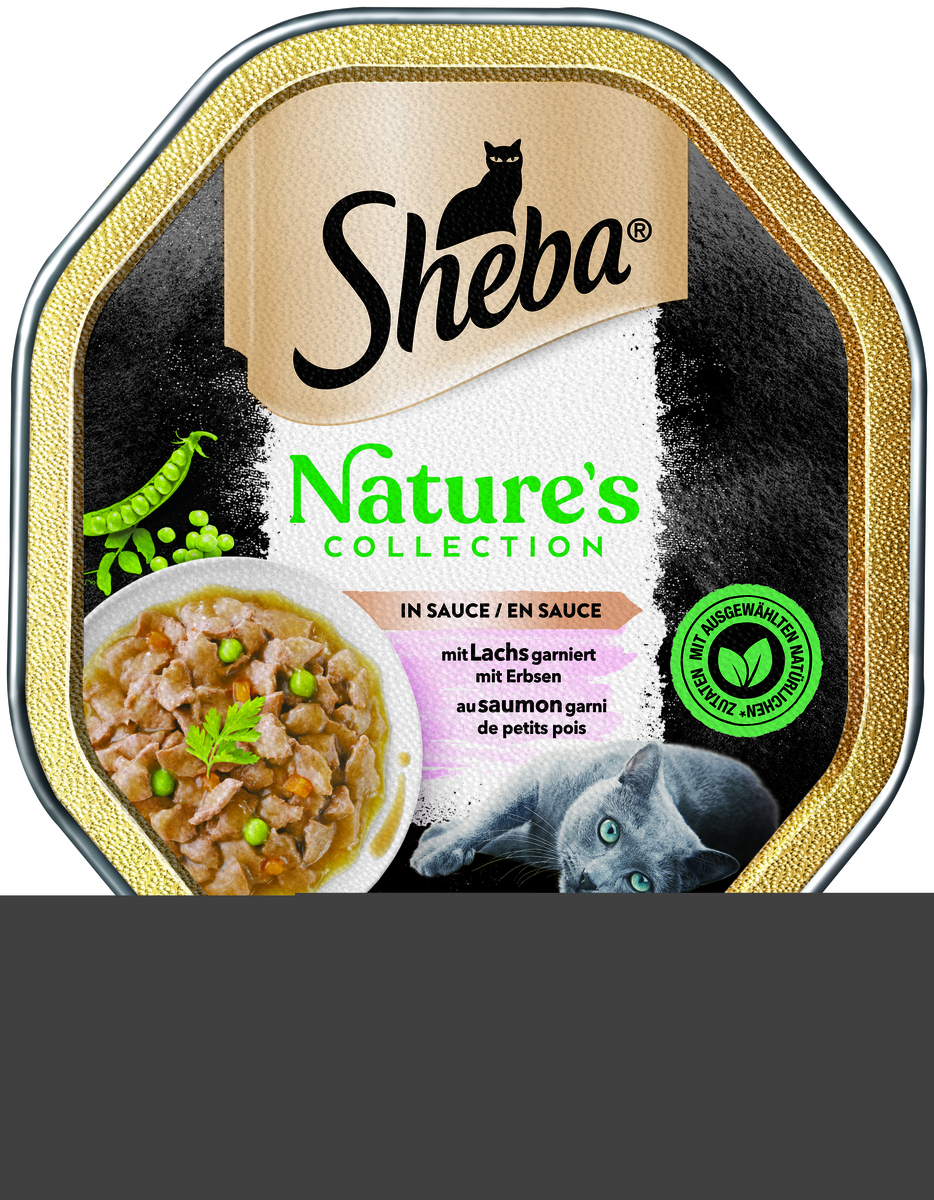 Bild 1 von Sheba Nature´s Collection 22 x 85g in Sauce Lachs mit Erbsen