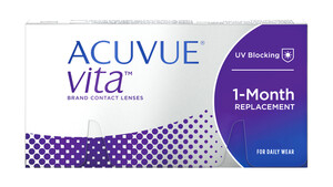 ACUVUE® VITA™ Monatslinsen Sphärisch 3 Stück Kontaktlinsen; contact lenses