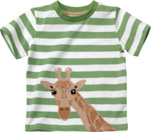 ALANA Kinder Shirt, Gr. 104, aus Bio-Baumwolle, grün
