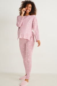 C&A Still-Pyjama, Pink, Größe: S