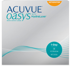 ACUVUE OASYS® 1-DAY for ASTIGMATISM 90er Tageslinsen Torisch 90 Stück Kontaktlinsen; contact lenses