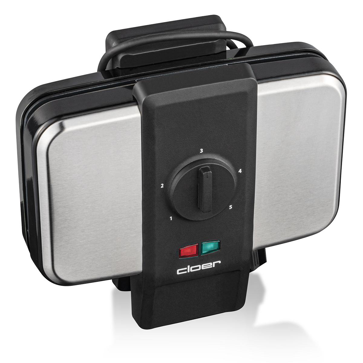 Bild 4 von CLOER 1459 Brüssler Waffeleisen Silber/Schwarz