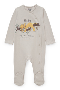 C&A Der König der Löwen-Baby-Schlafanzug, Grau, Größe: 68