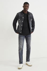 C&A Slim Jeans-Flex Jog Denim-LYCRA®, Grau, Größe: W38 L30