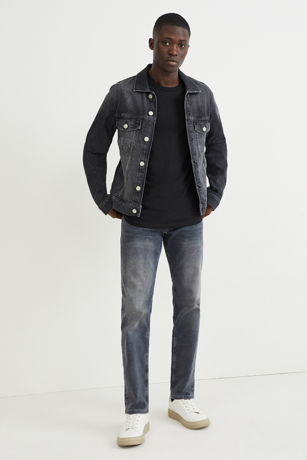 Bild 1 von C&A Slim Jeans-Flex Jog Denim-LYCRA®, Grau, Größe: W38 L30