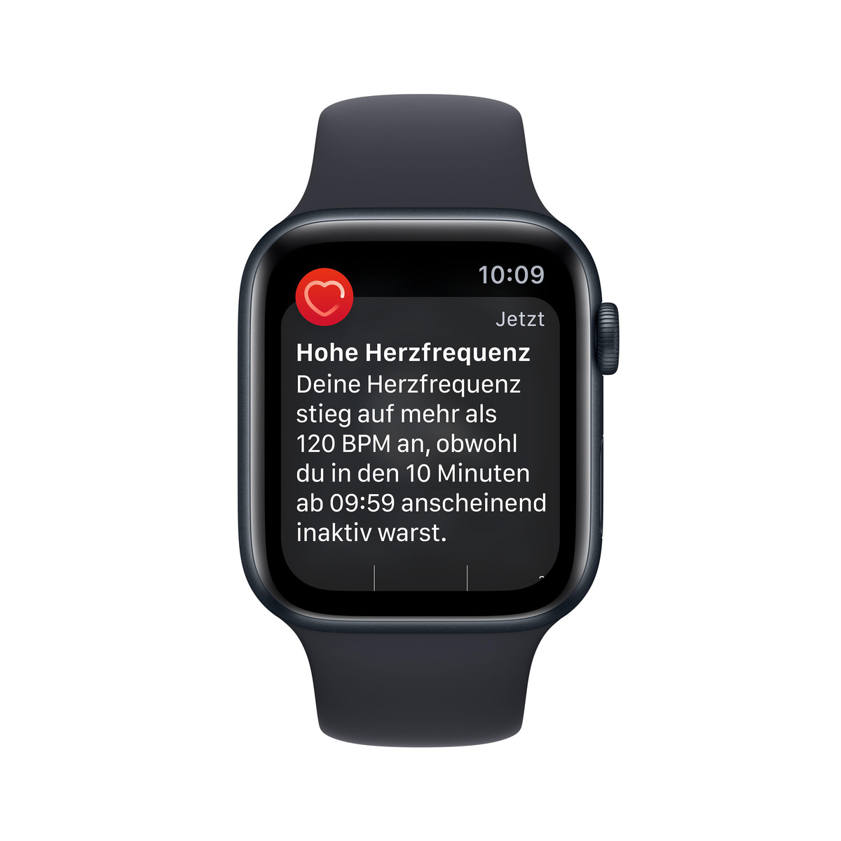 Bild 4 von APPLE Watch SE (2022), GPS, 44mm Smartwatch, Aluminiumgehäuse, Fluorelastomer, 140 - 220 mm, Mitternacht