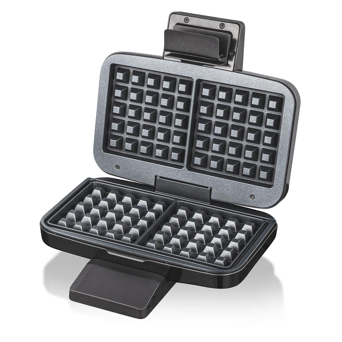 Bild 3 von CLOER 1459 Brüssler Waffeleisen Silber/Schwarz