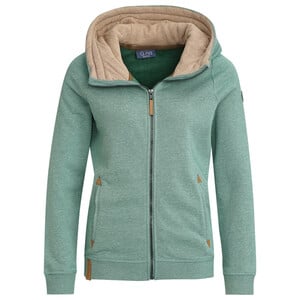 Damen Sweatjacke in Melange-Optik