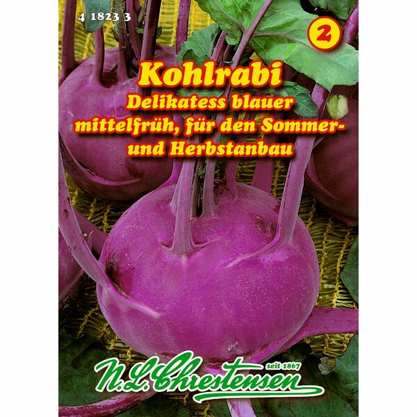 Bild 1 von Kohlrabi, Delikateß blauer