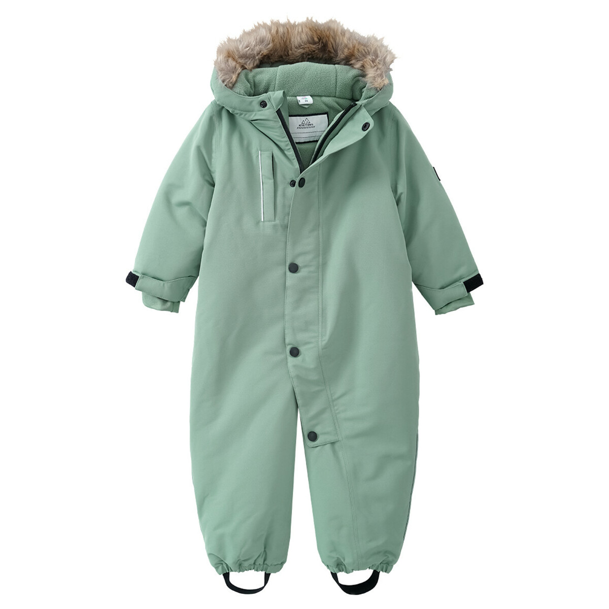 Bild 1 von Baby Schneeoverall mit Fellimitat