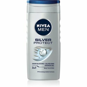 Nivea Men Silver Protect Duschgel für Herren 250 ml